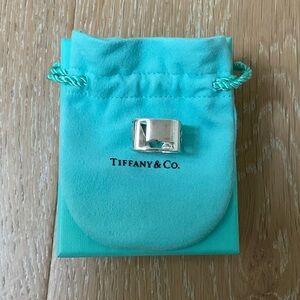 Tiffany and Co Vintage Silver Claflin LOVE Ring.